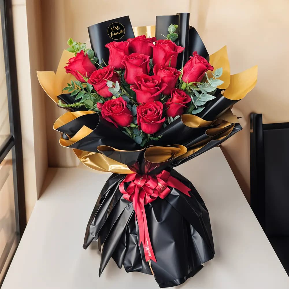 Royal Charm Red Rose Bouquet